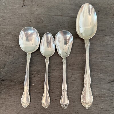 NEW ELEGANCE Spoons by Gorham Silver, 1947, Silverplated