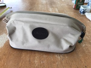 lacoste toiletry bag