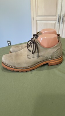 John Fluevog Tan Leather Oxford Shoe Men display picture 1