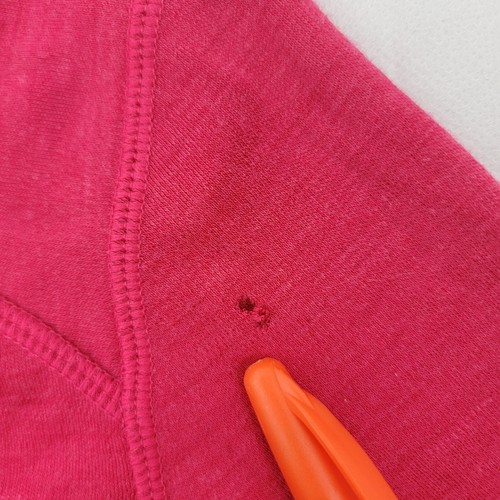 Camisa SMARTWOOL Mujer Talla Grande 1/4 Cremallera Capa Base ROSA 100% Lana Merino AGUJEROS - Imagen 9 de 18