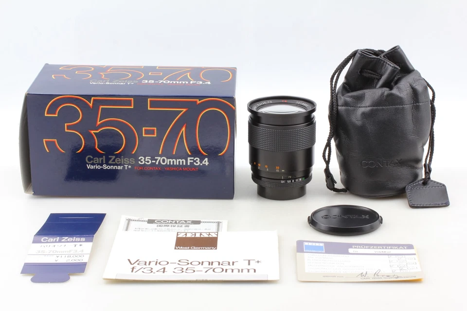 MINT IN BOX Contax Carl Zeiss Vario-Sonnar 35-70mm f3.4 MMJ Lens C/Y From JAPAN - Image 2 of 4