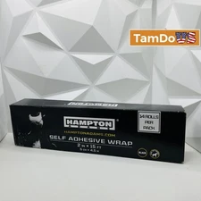 Hampton Adams Self Adhesive Wrap 2"x15ft Black, 14 Rolls Per Pack