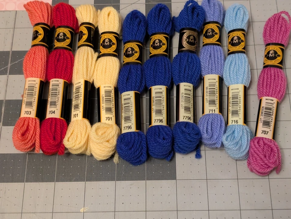 19 x Skeins of DMC Tapestry Wool - Artisan-Curated Colorways - !!NO RESERVE!! - Image 2 of 3