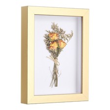 6x8 Inch Shadow Box Display Frame 2cm Deep Photo Shadow Box Gold