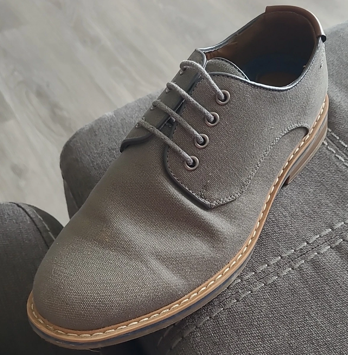 Suede Gray Dress Shoes for Men for sale | eBay display picture 1