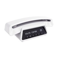ALCATEL ePure Premium Cordless Phone DECT Answering Handsfree White Retro Style