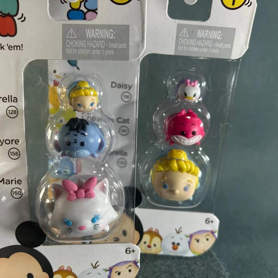 Disney Tsum Tsum Series 1 Jakks Pacific Vinyl Figure Lot Alice Pluto Anna Daisy - Image 4 of 4