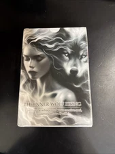 The inner Wolf rising cards deck (45) Gold Edges-awaken Intuitive Spirit Within￼