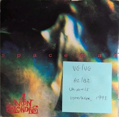 4 Non Blondes Spaceman Vinyl Record VG/VG A8349 1993