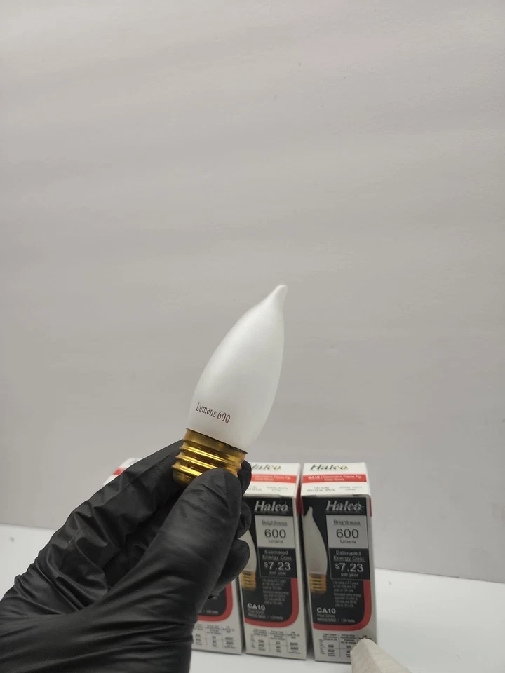 4 PACK 60-Watt CA10 Frost Flame Tip Chandelier Light Bulbs #2019 Medium Base 👍 - Image 2 of 4