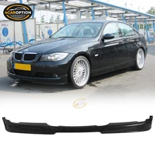 Front Bumper Lip Fits 05-08 BMW E90 3-Series Type AP Spoiler Splitter PU