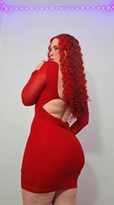 Vestido Rojo Corto Con Escote Windsor