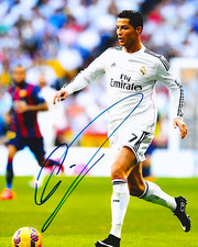 CRISTIANO RONALDO SIGNED REPRINT AUTOGRAPH SOCCER CHAMPION 8"x10" Photograph