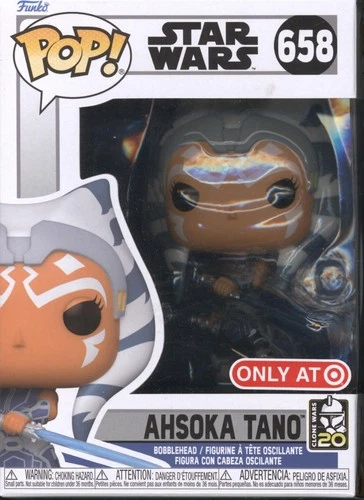DR Funko Pop! Star Wars Ahsoka Tano #658 Target Exclusive + Soft Protector