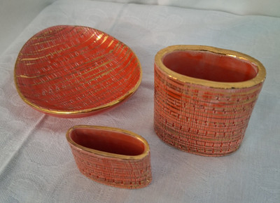Assortment of Aldo Londi Bitossi  Italian MCM Ceramics