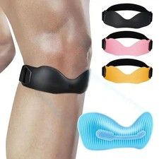 Patellar Tendon Support Strap, Silicone Knee Band Flexible Patella Knee