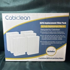 NEW (6) Cabiclean HEPA Replacement Filter R for Honeywell Filter R Air Purifiers