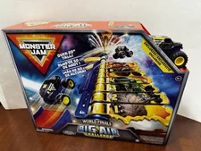Monster Jam World Finals Big Air Challenge Play Set With Stunt Truck
