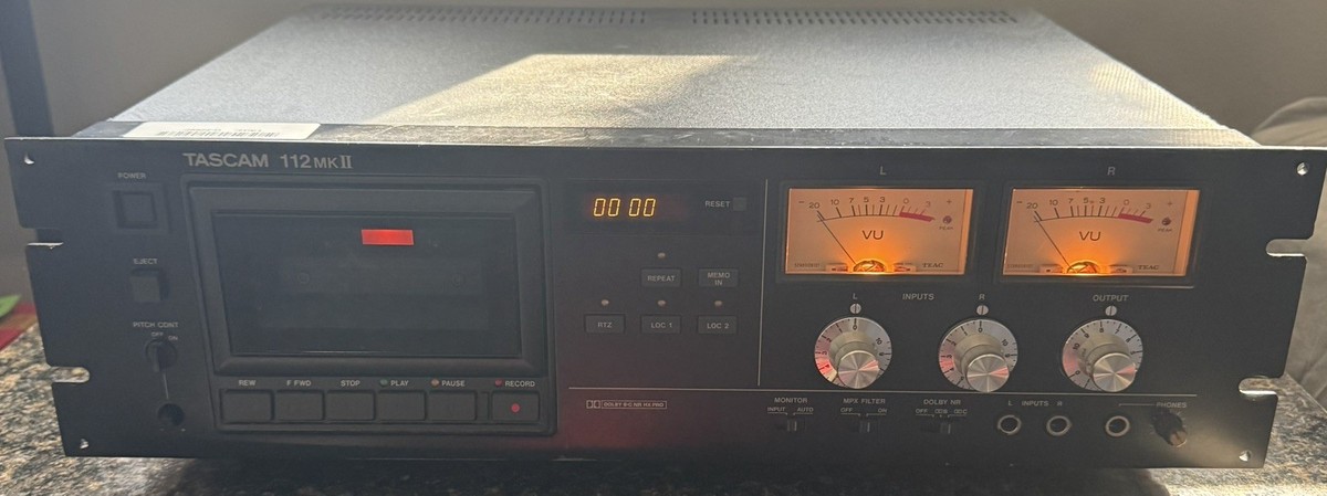Tascam 112 MKII Studio Cassette Tape Deck for sale online | eBay