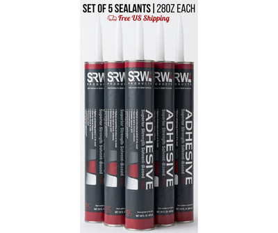 SRW Products Superior Strength Solvent-Based Adhesive VOC 28 oz Set of 5