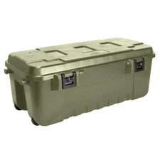 Lockable Storage Box 108 Qt Large Wheels Large Rolling Organization Home Green