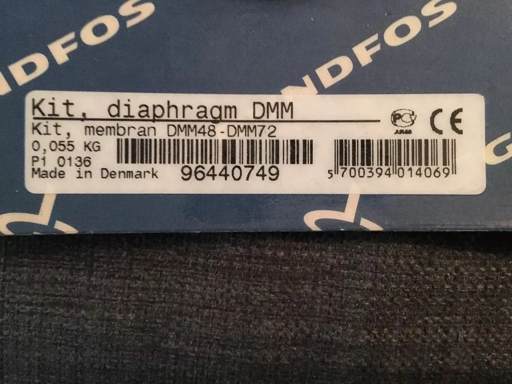 Grundfos Diaphragm Kit DMM48-DMM72 (96440749) | eBay