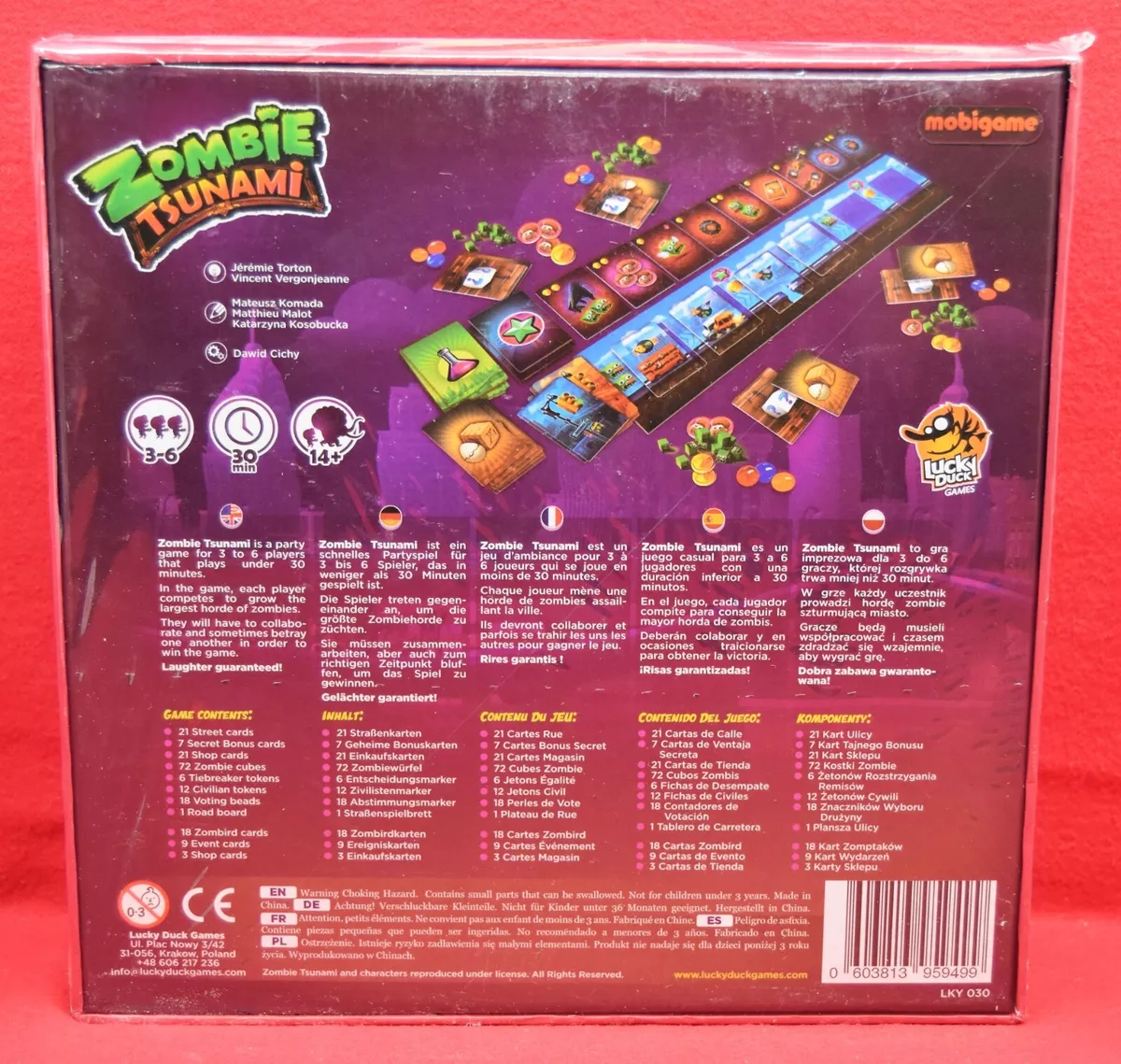 Zombie Tsunami: Promo card 1, Board Game