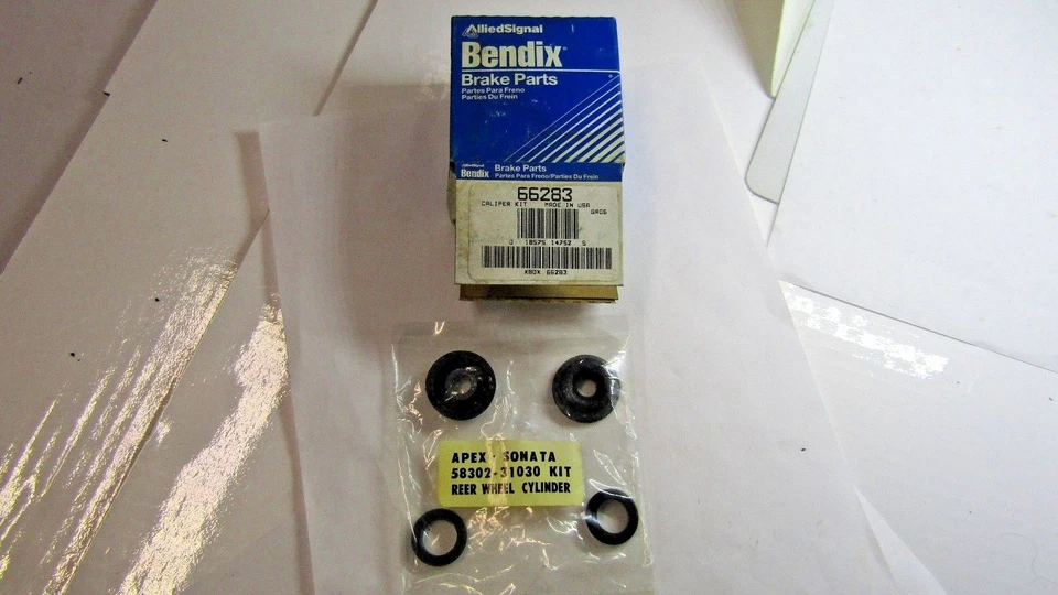 Bendix 66283 Rear Drum Brake Wheel Cylinder Repair Kit fits 89 94 HYUNDAI - Image 2 of 3
