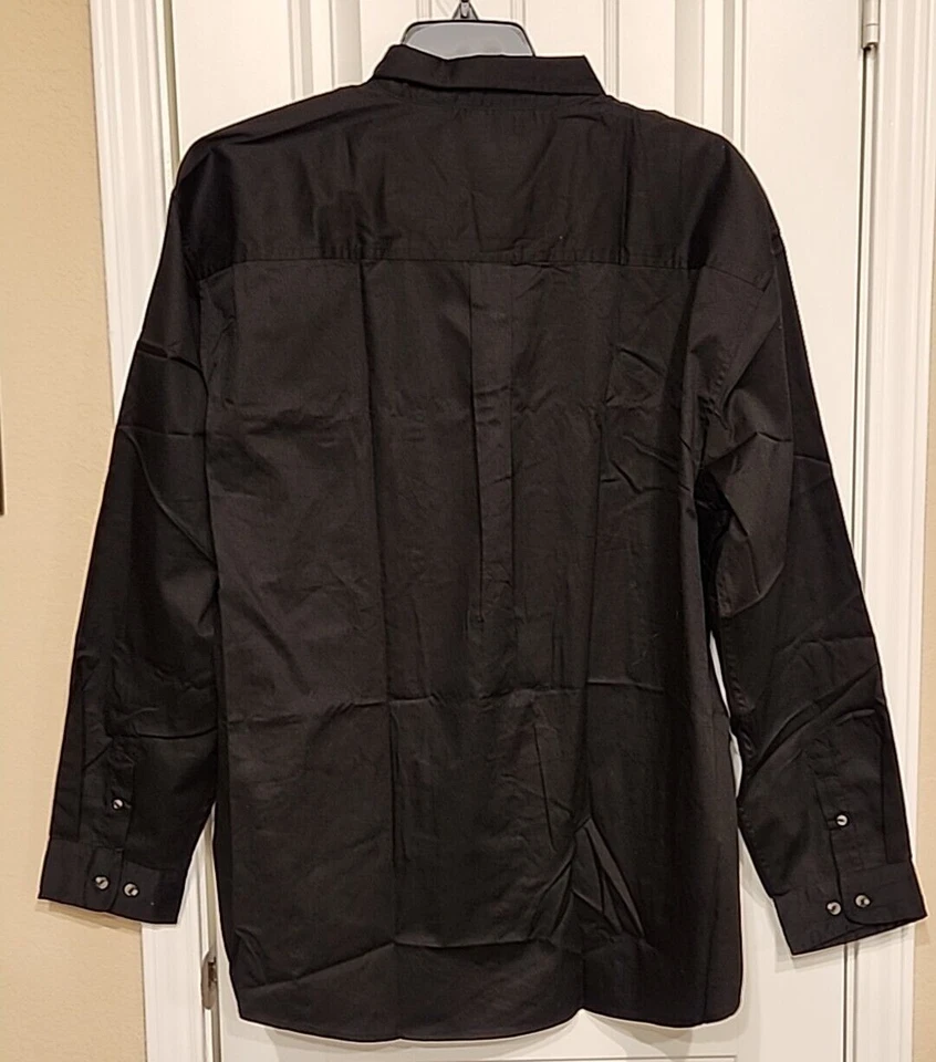 FeatherLite Mens Button Up Long Sleeve Stain-Resistant Twill Shirt 3281 Sz 2XL - Image 3 of 4