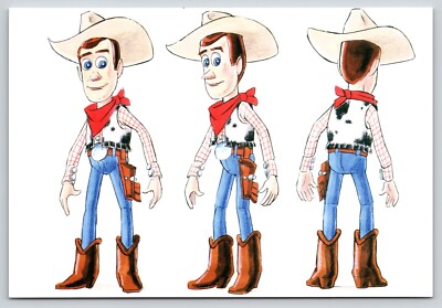 Postcard Toy Story Concept Art by Bud Luckey Disney Pixar Animated