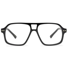 Aviator Glasses Oversized Large Lens Acetate Eyeglases Frame Sunglasses Style