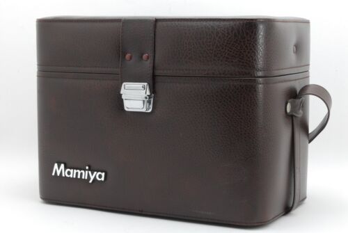 Rare ［NEAR MINT／Strap］Mamiya Original Leather Hard Case for RB67 RZ67 M645 JAPAN - Afbeelding 1 van 9