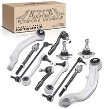 12x Front Control Arm Sway Bar Link Tie Rod End for BMW E60 F10 525xi 2006-2007