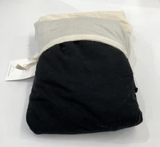 Restoration Hardware Garment-Dyed Linen Box-Spring Cover Twin Black NEW $129