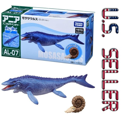 Figurine animal flottant Takara Tomy Ania Mosasaurus AL-07 monde jurassique - Photo 1/8
