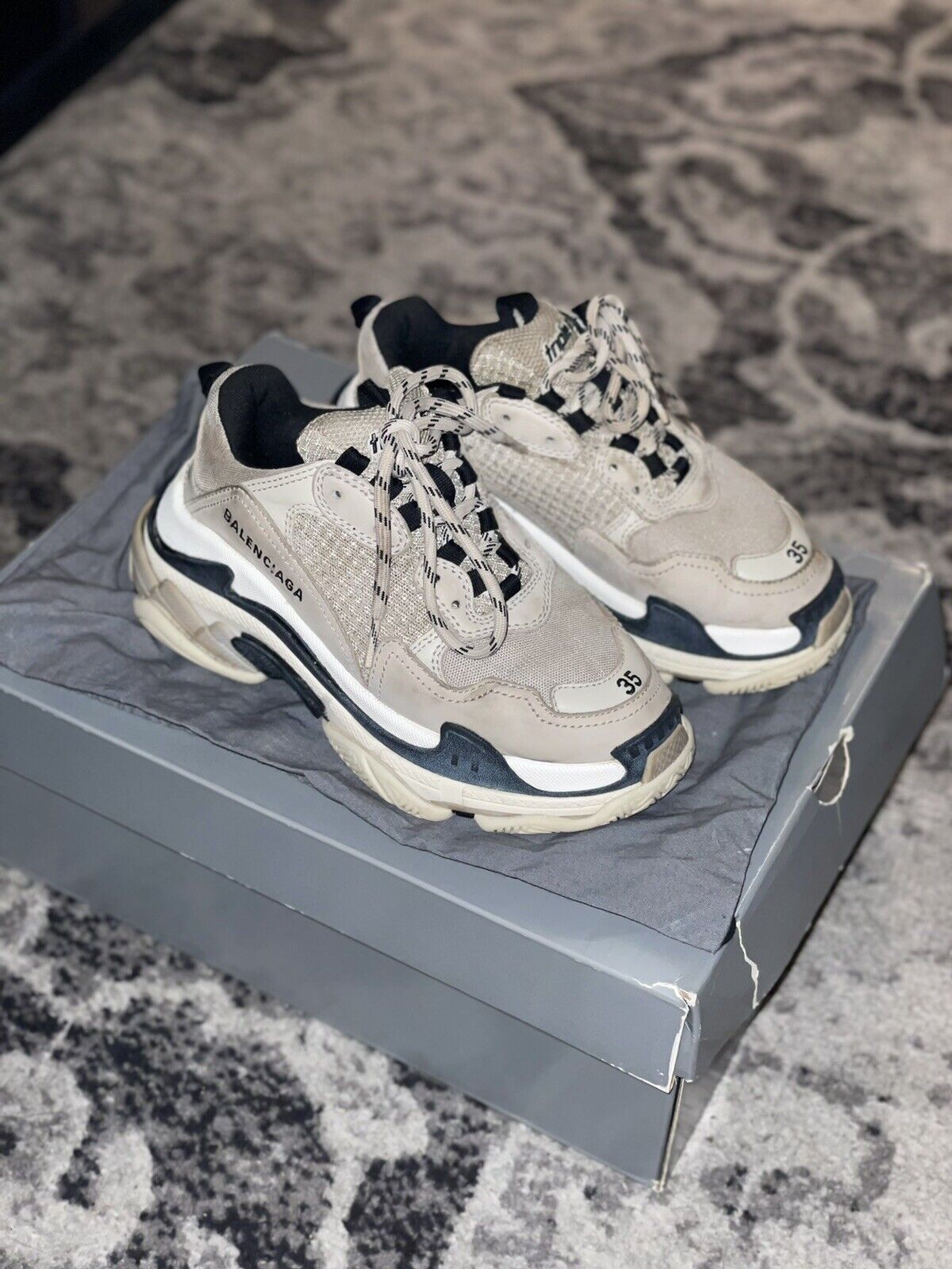 BALENCIAGA バレンシアガ スニーカー TRIPLE S 35