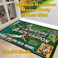 Door Mat Indoor Outdoor Heavy Duty Creature From The Black Lagoon Rug