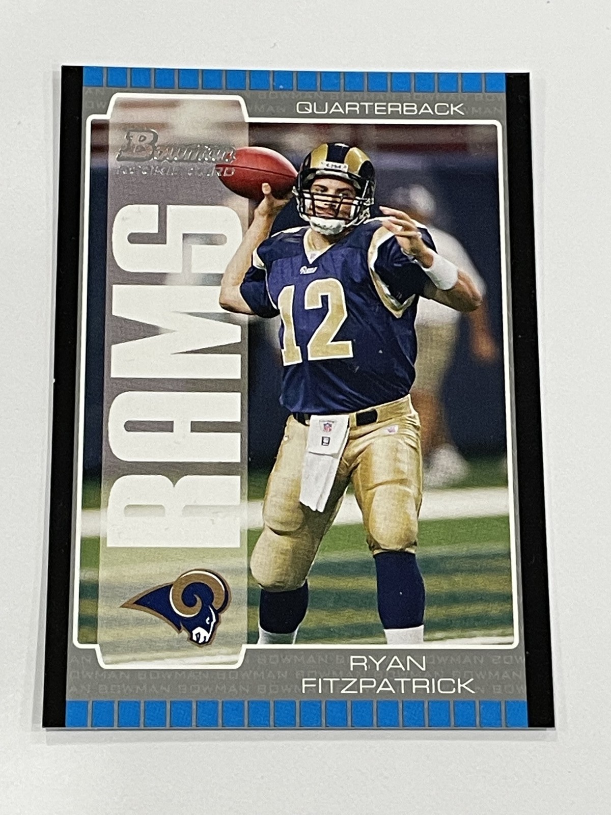 Ryan Fitzpatrick #180 Football Cards 2005 Bowman trading card — raw and PSA graded price guide
