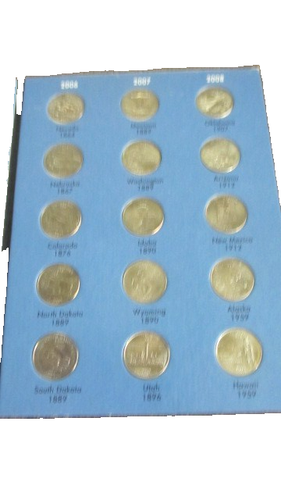 Fifty States Quarter Collection Album Complete with 50 Coins 1999-2008 - Picture 4 of 6