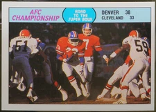 1988 Fleer Team Action Football AFC Championship RSB, CCG #69 NM