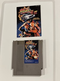 NES Back to the Future II & III 2 & 3 Nintendo With manual Instructions - Tested