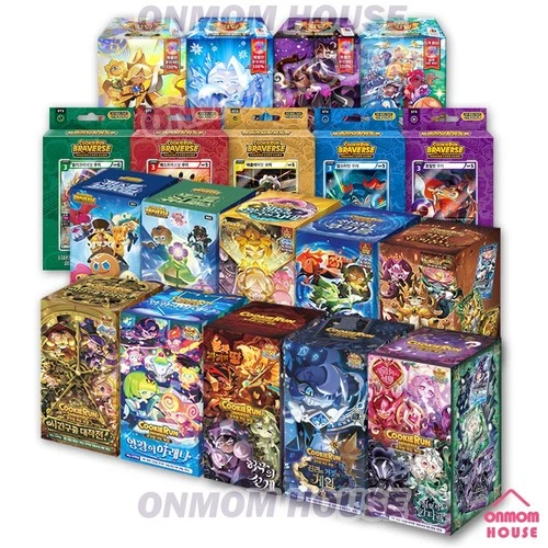 CookieRun Kingdom Card Collection / Cookie Run Braverse TCG Starter Deck Booster
