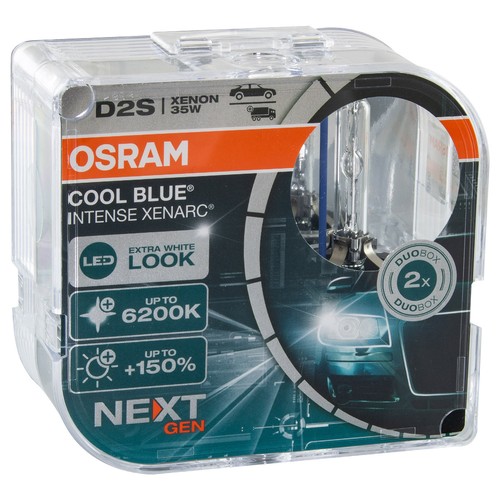 3x OSRAM Xenarc COOL BLUE INTENSE D2S DuoBox Xenon Brenner 6200 K 3200 lm - Bild 3 von 5