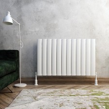 Radiatore Carisa Ellittico Orizzontale Bianco Design