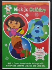 Nick Jr Holiday (DVD, 2002) Dora the Explorer Blues Clues Little Bill Christmas