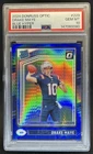 2024 Panini Donruss Optic Drake Maye Blue Hyper Rated Rookie #229 PSA 10
