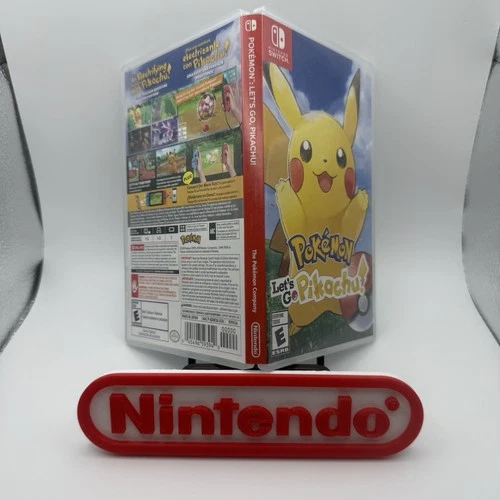 Pokemon Let's Go Pikachu! (Nintendo Switch, 2018) ☆ CASE ☆ No Game ☆