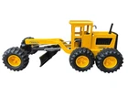 VINTAGE 1999 TONKA #16180 PRESSED STEEL 17" YELLOW ROAD GRADER TOY  EXCELLENT