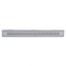United Pacific 37927 Light Bar, Stainless, with Bracket, Reflector/Turn Signal L