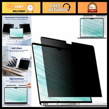 Magnetic Privacy Screen for 13.6" MacBook Air 2022-2026 - Anti-Glare, Blue Lig